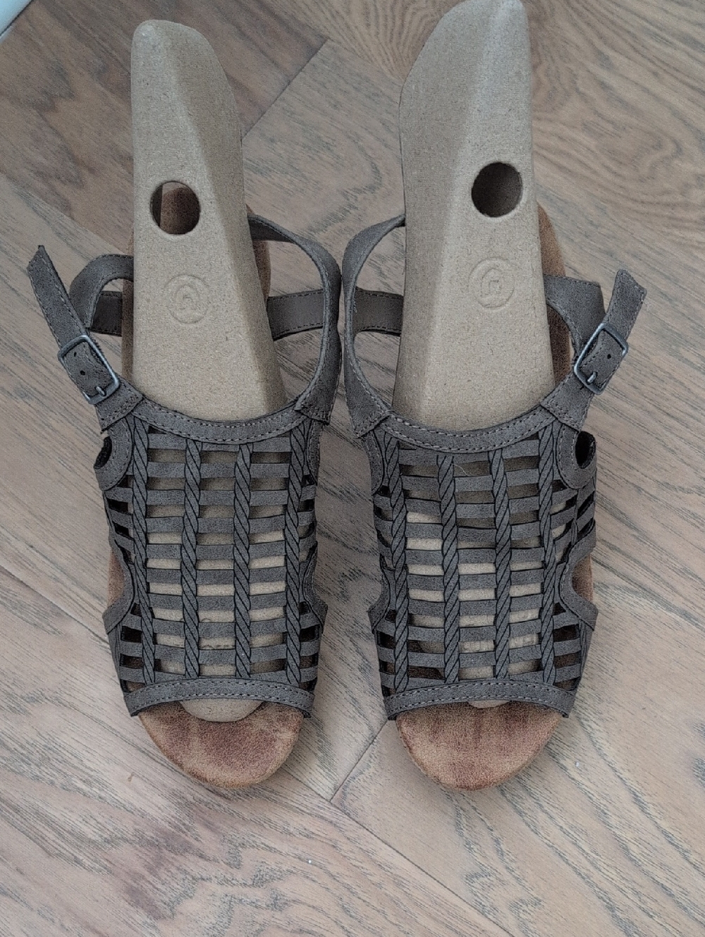 Lot Of 3 Pairs Summer Cork Heel Wedge Sandals  Size 9 Jellypop